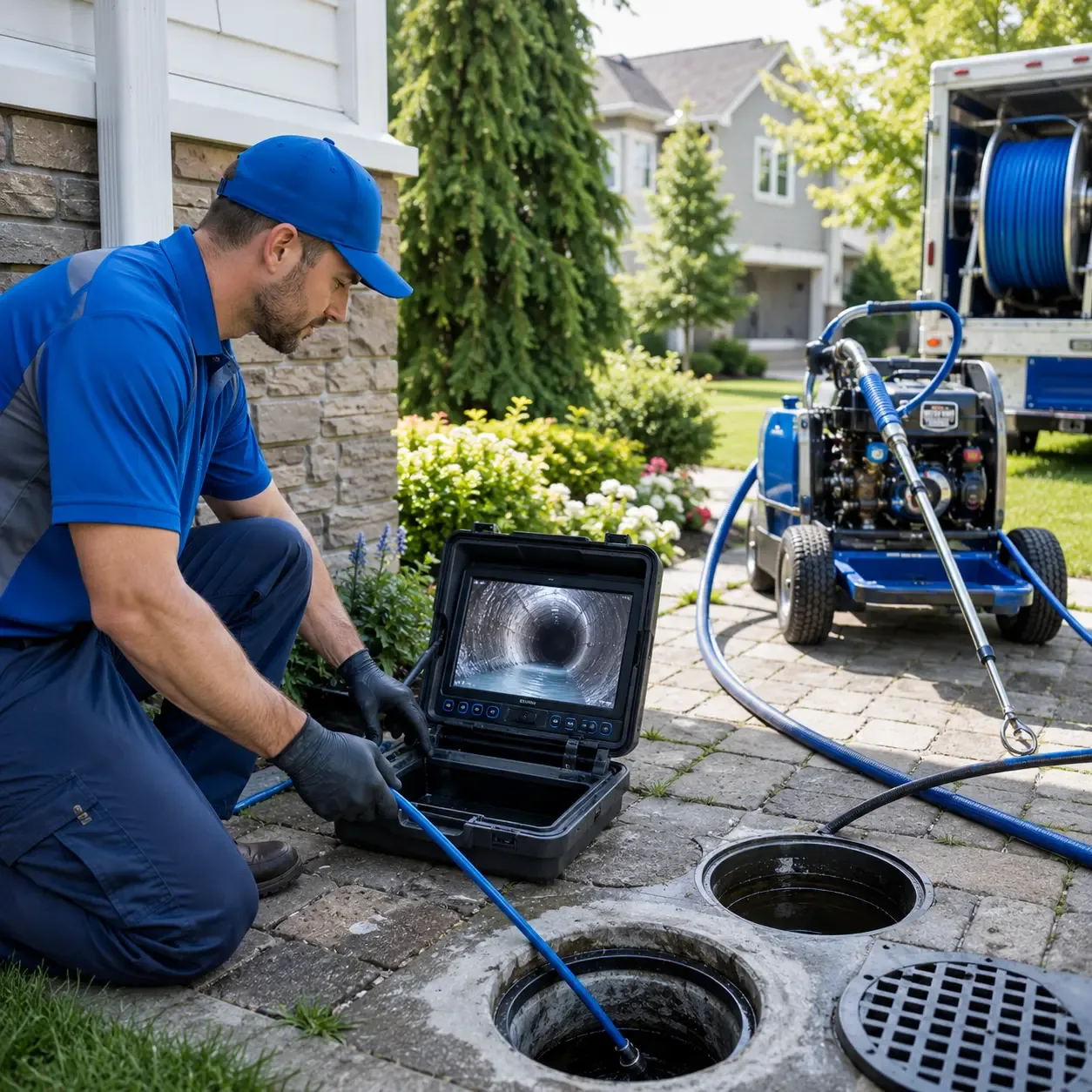 Outdoor drain cleaning professionals serving Jackson, WI